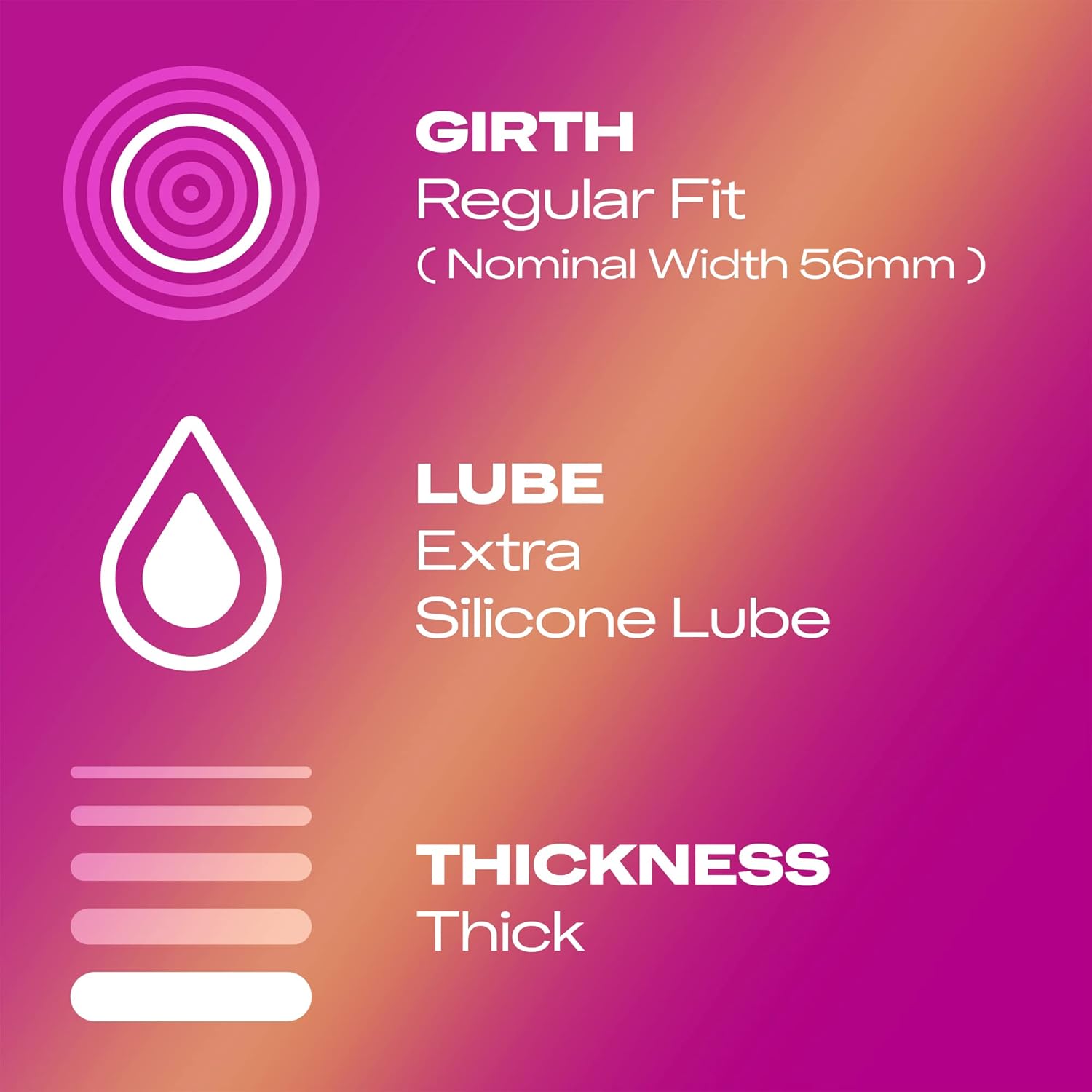 Durex Pleasure Me, pack of 6