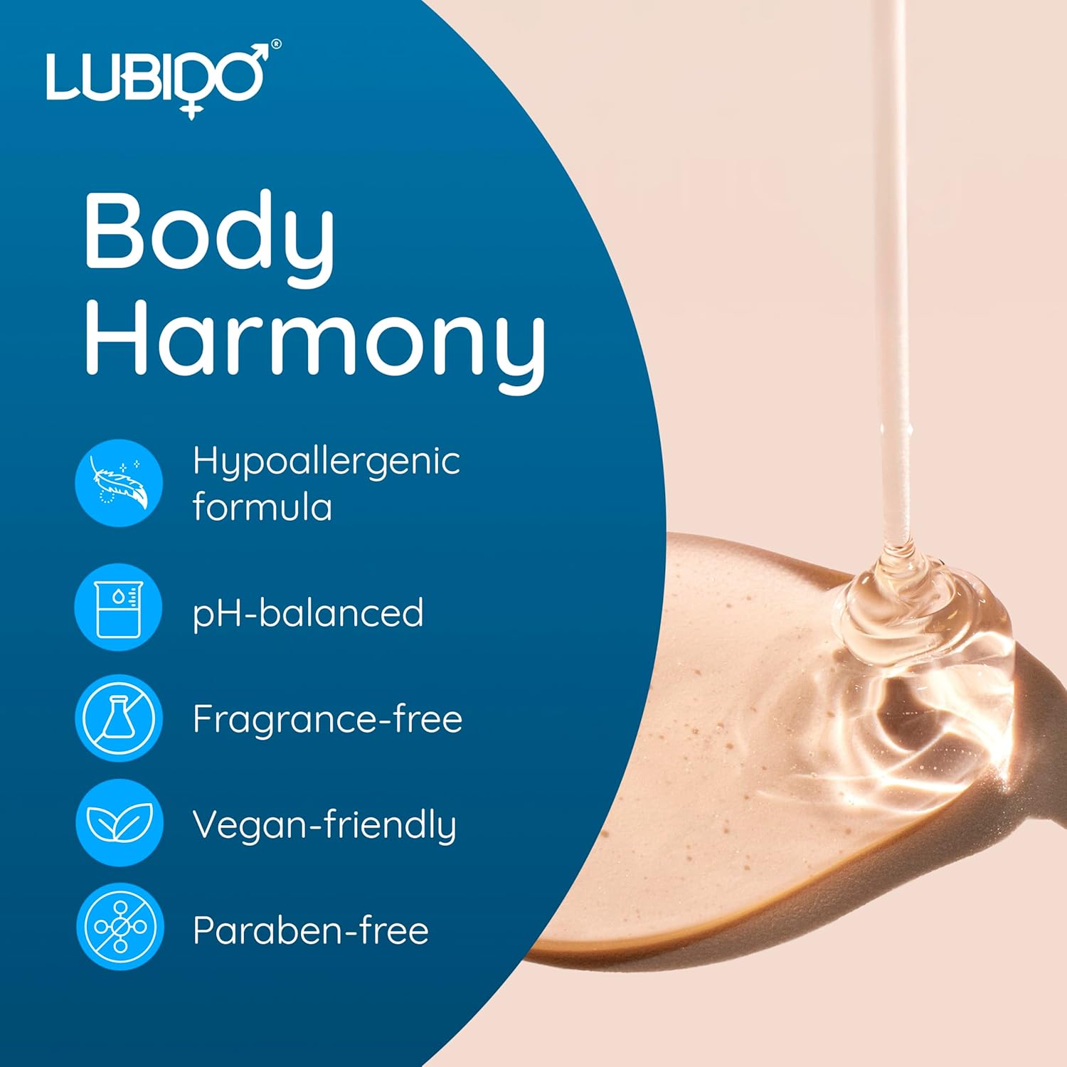 Lubido Original Water Based Lube 250ml | Paraben Free | Intimate Gel | pH Balanced