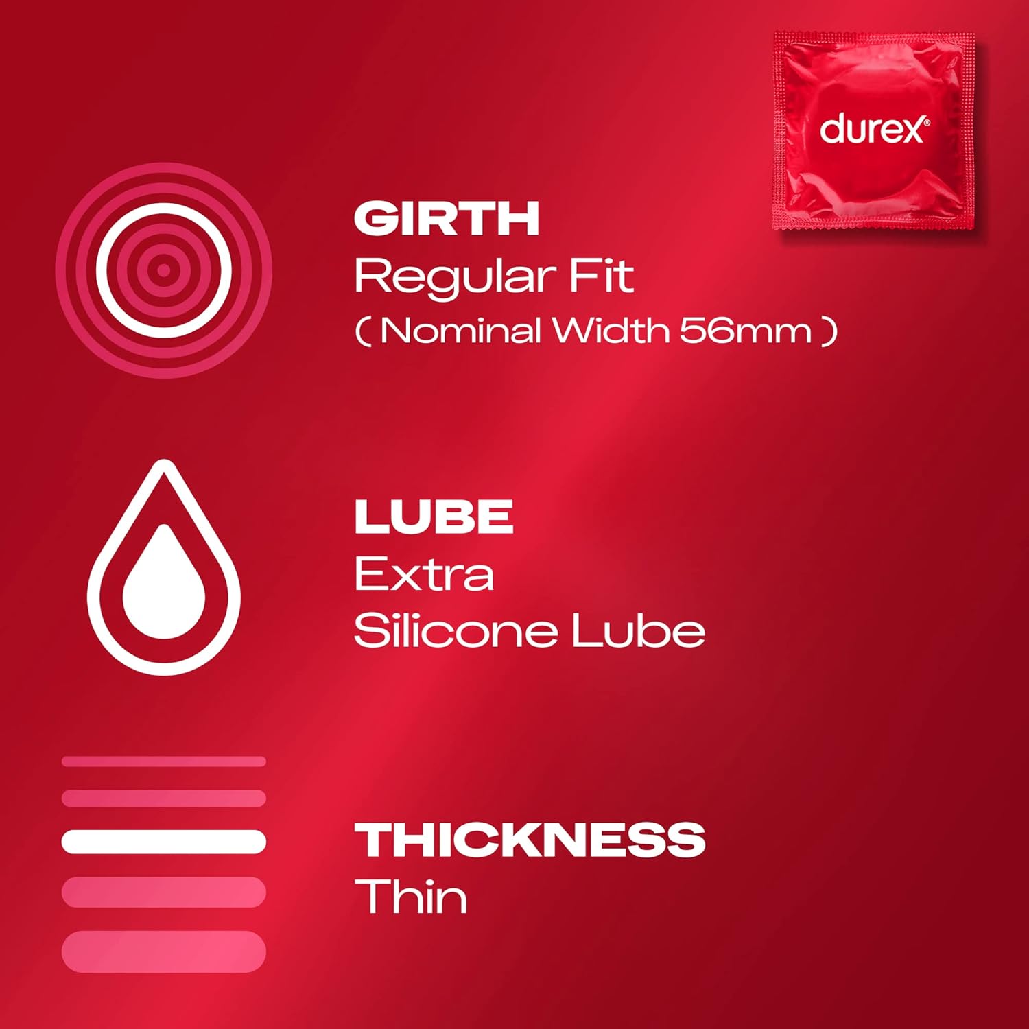 Durex Surprise Me Variety Pack, 40 Condoms, Thin feel, Extra Safe, Pleasure Me, Tickle Me, With Silicone Lube, Condoms Bulk for men, Regular Fit, Ribbed and Dotted, Easy on Shape, Teat Ended