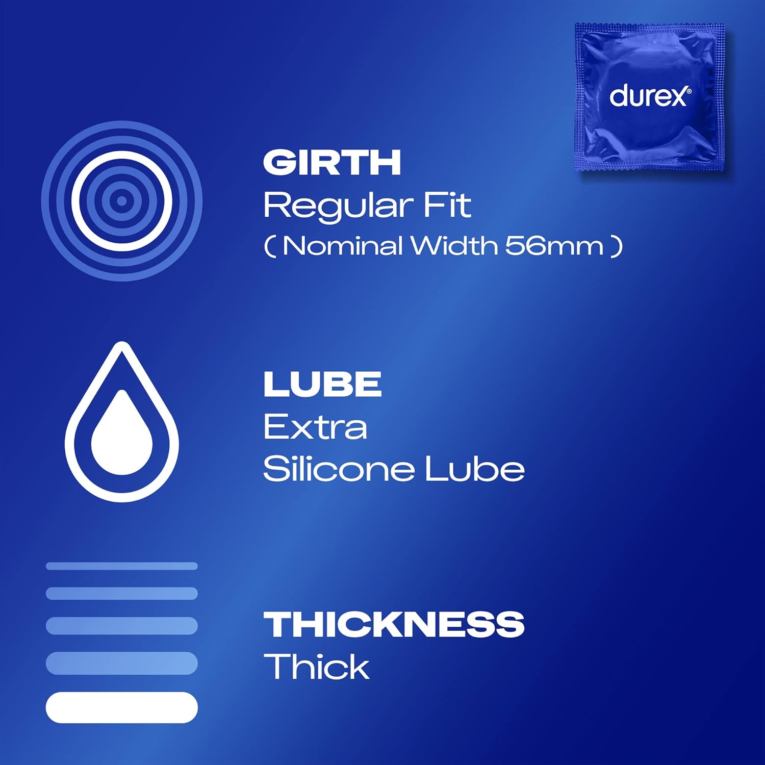 Durex Surprise Me Variety Pack, 40 Condoms, Thin feel, Extra Safe, Pleasure Me, Tickle Me, With Silicone Lube, Condoms Bulk for men, Regular Fit, Ribbed and Dotted, Easy on Shape, Teat Ended