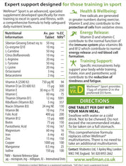 Multivitamin Tablets for Men Wellman Sport, 30 Tablets (Pack of 1)